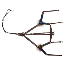 Load image into Gallery viewer, Henri de Rivel Pro 5 Point Elastic Breastplate Martingale with Running Attachment
