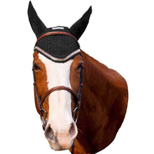 Load image into Gallery viewer, Equine Couture Fly Bonnet with Gold Chain
