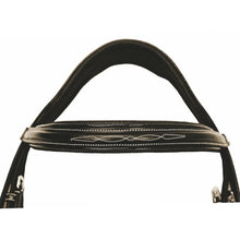 Load image into Gallery viewer, Henri de Rivel Pro Mono Crown Fancy Bridle with Patent Leather Piping and Laced Reins
