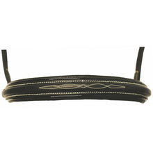 Load image into Gallery viewer, Henri de Rivel Pro Mono Crown Fancy Bridle with Patent Leather Piping and Laced Reins
