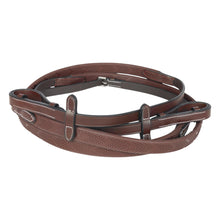 Load image into Gallery viewer, Henri de Rivel GripX Pro Rubber Reins 5/8" width 54" length
