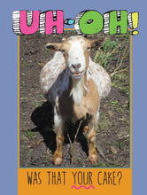 Load image into Gallery viewer, Horse Birthday Card: Goat Uh-Oh!
