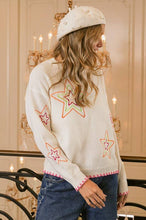 Load image into Gallery viewer, Star Embroidered Sweater
