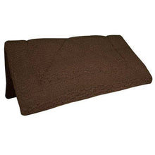 Load image into Gallery viewer, Double Thick Fleece Western Saddle Pad: Black
