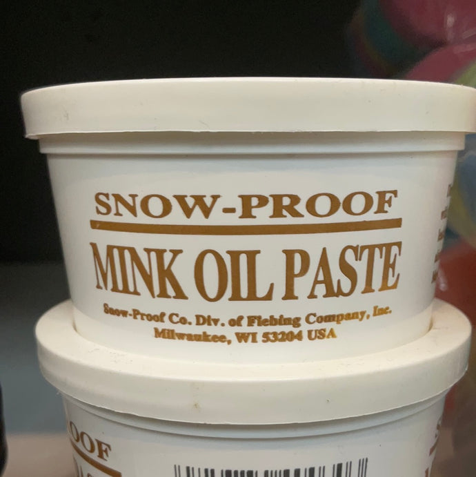 Snow Proof Mink Oil Paste