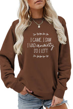 Load image into Gallery viewer, CWTSTL0440_WOMEN LETTER PRINTING LONG SLEEVE PULLOVER TEE
