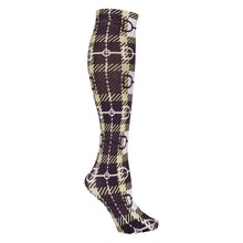 Load image into Gallery viewer, AWST Int'l Snaffle Bit Plaid Socks
