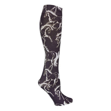 Load image into Gallery viewer, AWST Int'l Lila Linear Horse Socks

