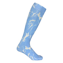 Load image into Gallery viewer, AWST Int'l Lila Linear Horse Socks
