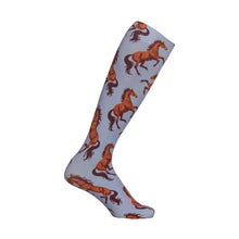 Load image into Gallery viewer, AWST Int'l Lila Bay Horses Socks
