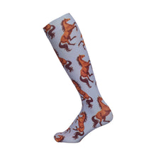 Load image into Gallery viewer, AWST Int'l Lila Bay Horses Socks
