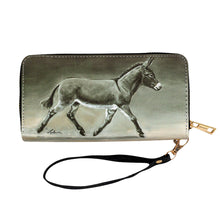 Load image into Gallery viewer, AWST Int'l "Lila" Donkey on the Move Wallet w/ Wristlet
