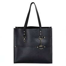 Load image into Gallery viewer, AWST Int'l Snaffle Bit Leather Tote Bag

