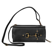 Load image into Gallery viewer, AWST Int'l Snaffle Bit Leather Cross Body Wallet
