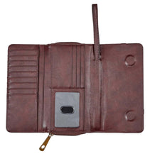 Load image into Gallery viewer, AWST Int'l Snaffle Bit Leather Cross Body Wallet
