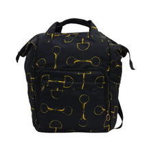Load image into Gallery viewer, AWST Int'l Lila Vintage Snaffles Laptop/Backpack Bag
