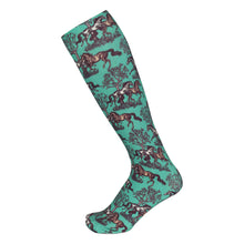 Load image into Gallery viewer, AWST Int'l Lila Toile Socks
