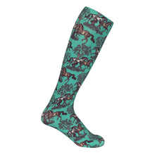 Load image into Gallery viewer, AWST Int'l Lila Toile Socks

