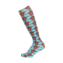 Load image into Gallery viewer, AWST Int'l Vintage Bull Head Boot Socks
