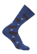 Load image into Gallery viewer, AWST Int'l Lila Bucking Horses Socks 6-pack
