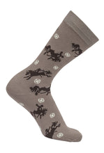 Load image into Gallery viewer, AWST Int'l Lila Bucking Horses Socks 6-pack
