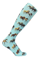Load image into Gallery viewer, AWST Int'l Lila Horse Pairs Socks- 3 pack
