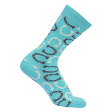 Load image into Gallery viewer, AWST Int'l Lucky Horseshoes Socks 6 pack

