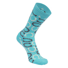 Load image into Gallery viewer, AWST Int'l Lucky Horseshoes Socks 6 pack
