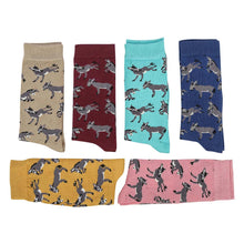 Load image into Gallery viewer, AWST Int'l Playful Donkeys Socks 6 pack
