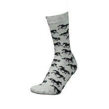 Load image into Gallery viewer, AWST Int'l Ladies "Lila" Galloping Horses Crew Socks- 6 Pack

