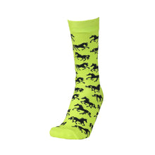 Load image into Gallery viewer, AWST Int'l Ladies "Lila" Galloping Horses Crew Socks- 6 Pack

