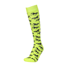Load image into Gallery viewer, AWST Int'l Ladies "Lila" Galloping Horses Knee Socks - 6 Pack
