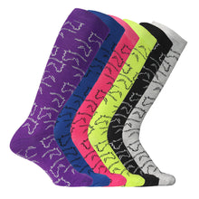 Load image into Gallery viewer, AWST Int'l Ladies Horse Heads Knee Socks - 6 pack
