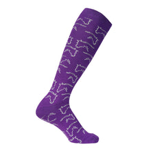 Load image into Gallery viewer, AWST Int'l Ladies Horse Heads Knee Socks - 6 pack
