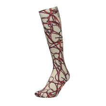 Load image into Gallery viewer, AWST Int'l Ladies "Lila" Snaffle Bridles Socks - 3 Pack
