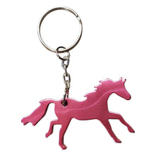 Load image into Gallery viewer, AWST Int'l Lila Galloping Horse Key Chain
