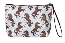 Load image into Gallery viewer, AWST Int'l Lila Bay Horses Accessory Pouch w/ Wristlet
