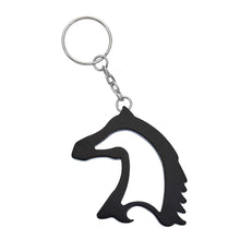 Load image into Gallery viewer, AWST Int'l Horse Head Key Chain Bottle Opener
