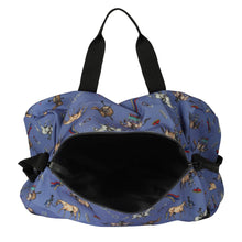 Load image into Gallery viewer, AWST Int'l "Lila" Hunter Ponies Duffle Bag
