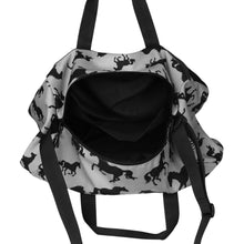 Load image into Gallery viewer, AWST Int'l Lila Silhouette Horse Duffle
