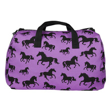Load image into Gallery viewer, AWST Int'l Lila Silhouette Horse Duffle
