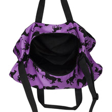 Load image into Gallery viewer, AWST Int'l Lila Silhouette Horse Duffle
