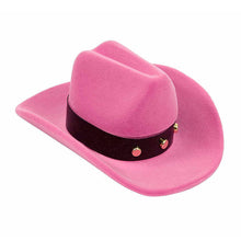 Load image into Gallery viewer, AWST Int'l Horseshoe Earrings w/Colorful Cowboy Hat Gift Box
