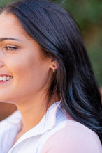 Load image into Gallery viewer, AWST Int'l Sterling Silver Snaffle Bit Hoop Earrings
