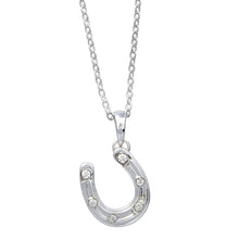 Load image into Gallery viewer, AWST Int'l Horseshoe Pendant Necklace w/Colorful Cowboy Hat Gift Box
