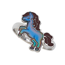 Load image into Gallery viewer, AWST Int'l Colorful Horses Mood Ring Display
