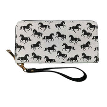 Load image into Gallery viewer, AWST Int'l Lila Wallet with Wristlet- Lila Silhouettes
