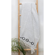 Load image into Gallery viewer, Lila Snaffle Bit Cotton Throw
