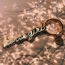 Load image into Gallery viewer, Dapplebay Horse Girl - Keychain
