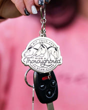 Load image into Gallery viewer, Dapplebay Ride A Thoroughbred - Keychain

